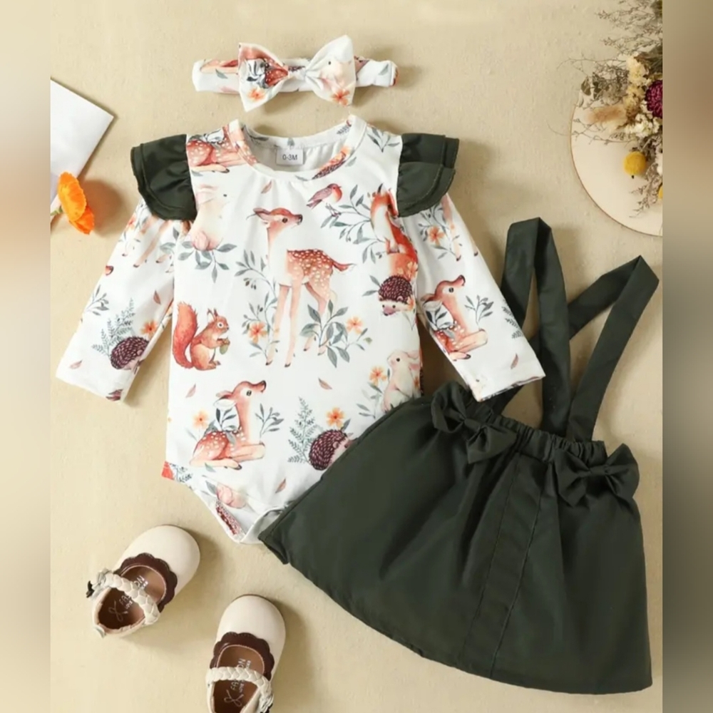 infant skirtall set